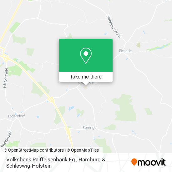 Volksbank Raiffeisenbank Eg. map