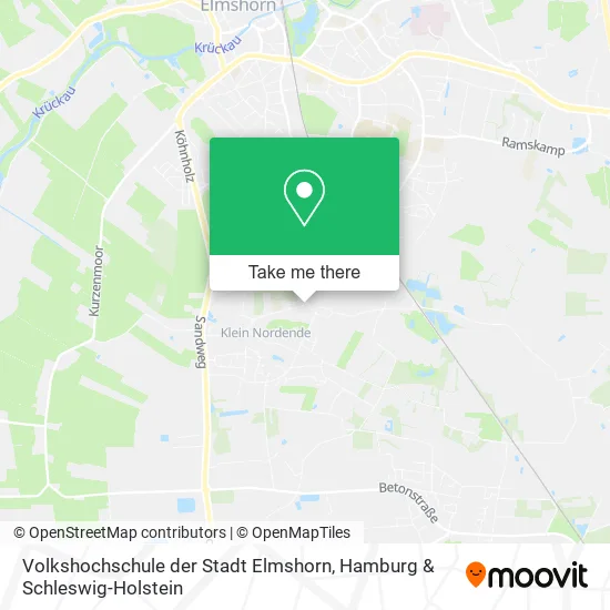 Карта Volkshochschule der Stadt Elmshorn