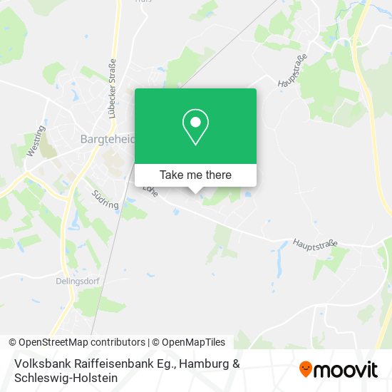 Volksbank Raiffeisenbank Eg. map