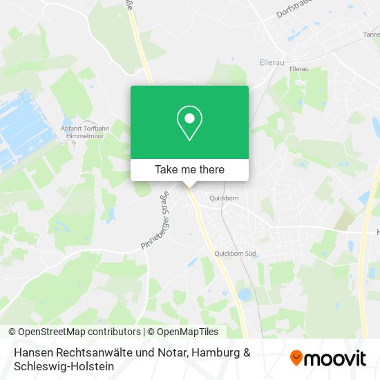 Hansen Rechtsanwälte und Notar map