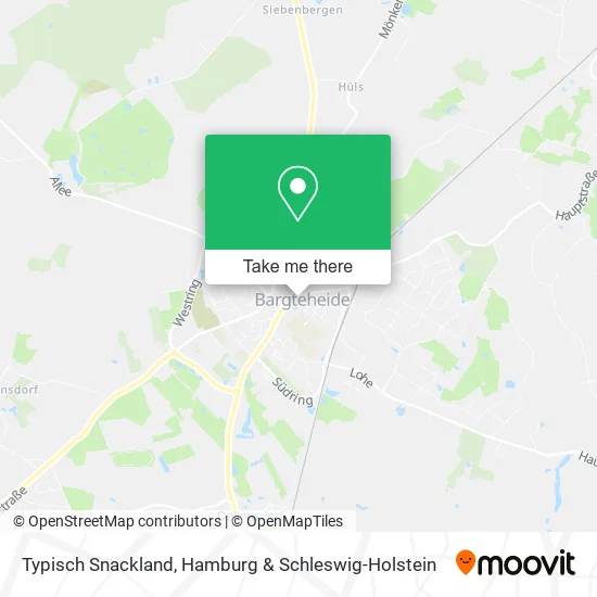 Карта Typisch Snackland