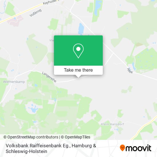 Volksbank Raiffeisenbank Eg. map