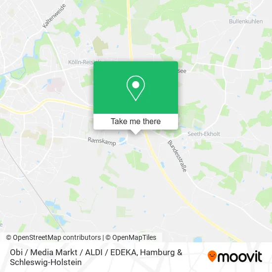 Карта Obi / Media Markt / ALDI / EDEKA