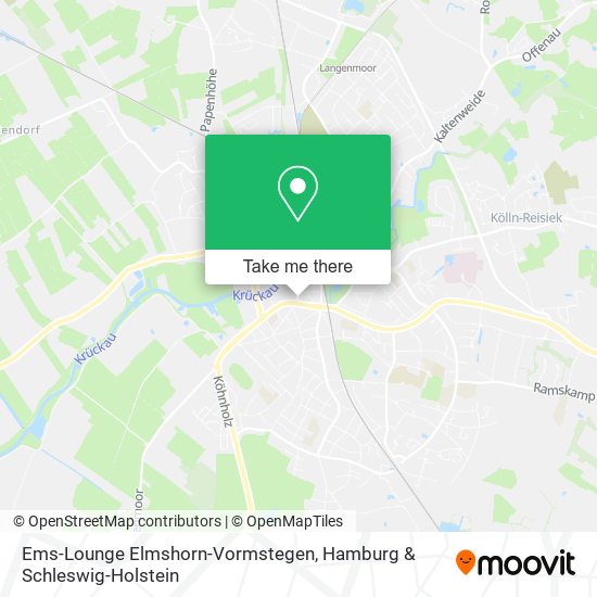 Карта Ems-Lounge Elmshorn-Vormstegen