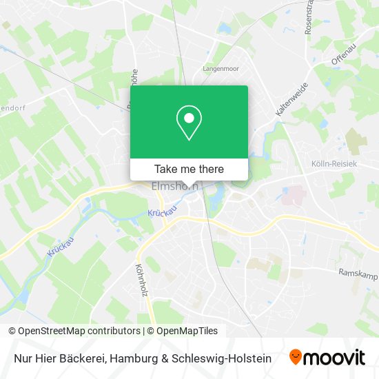 Nur Hier Bäckerei map