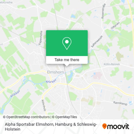 Карта Alpha Sportsbar Elmshorn