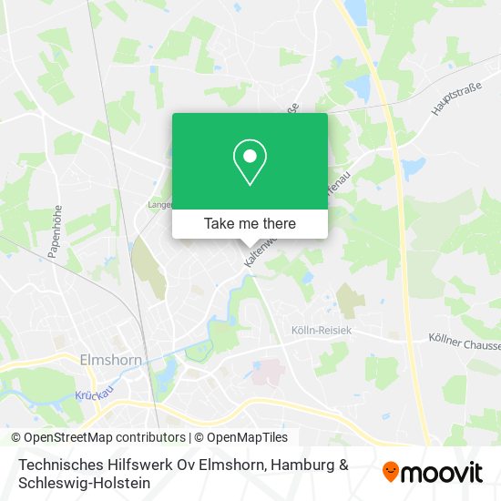 Technisches Hilfswerk Ov Elmshorn map