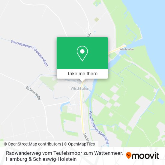 Radwanderweg vom Teufelsmoor zum Wattenmeer map