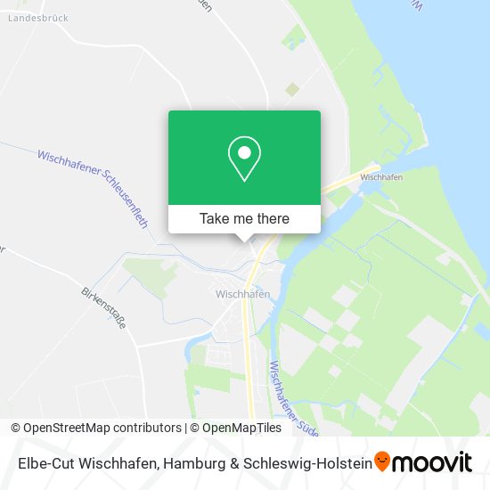 Elbe-Cut Wischhafen map