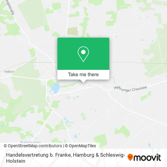 Карта Handelsvertretung b. Franke