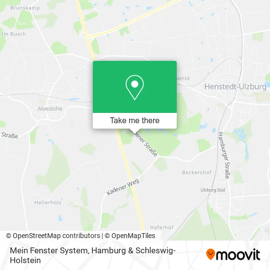 Карта Mein Fenster System