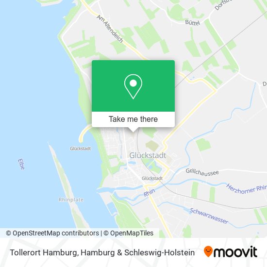 Карта Tollerort Hamburg