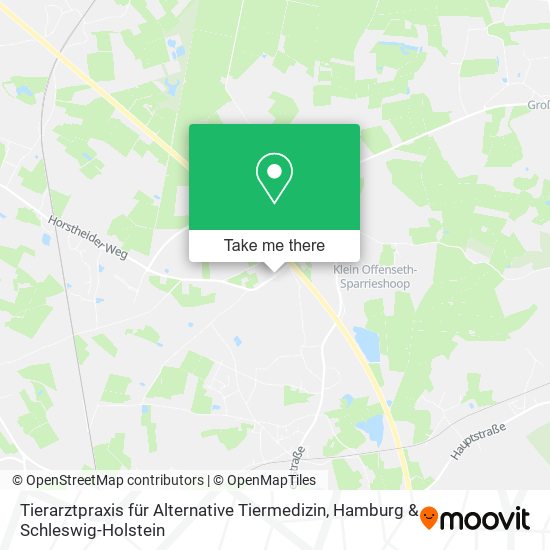 Карта Tierarztpraxis für Alternative Tiermedizin