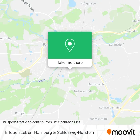 Карта Erleben Leben