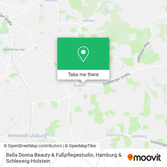 Карта Bella Donna Beauty & Fußpflegestudio