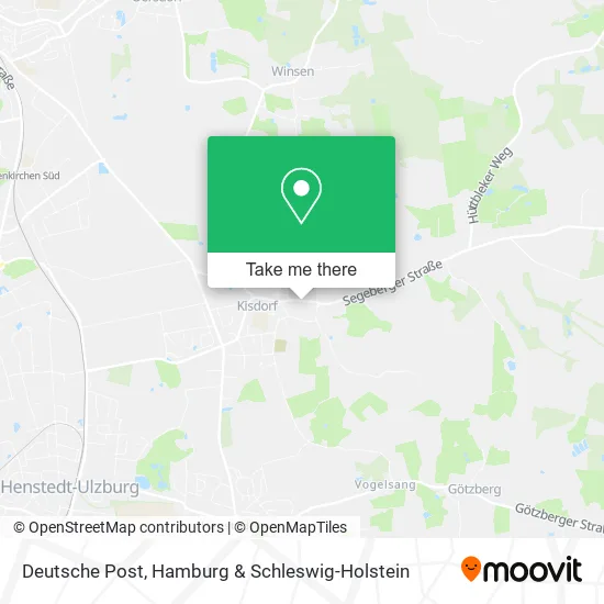 Карта Deutsche Post