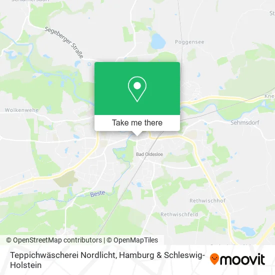 Карта Teppichwäscherei Nordlicht