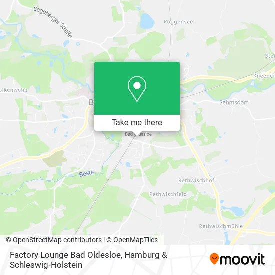 Карта Factory Lounge Bad Oldesloe