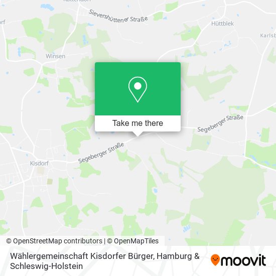 Карта Wählergemeinschaft Kisdorfer Bürger