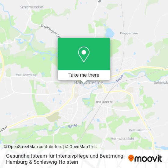 Gesundheitsteam für Intensivpflege und Beatmung map