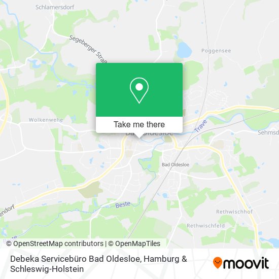 Debeka Servicebüro Bad Oldesloe map