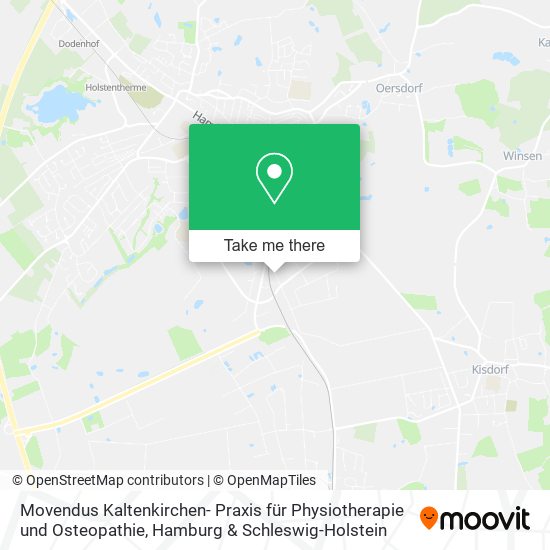 Movendus Kaltenkirchen- Praxis für Physiotherapie und Osteopathie map