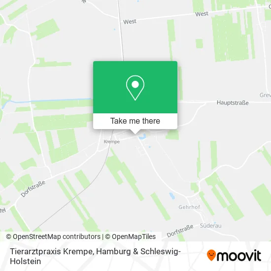 Карта Tierarztpraxis Krempe