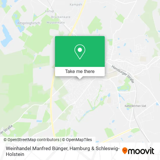 Карта Weinhandel Manfred Bünger