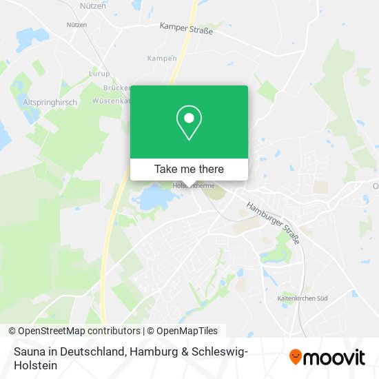 Sauna in Deutschland map