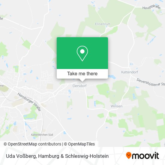 Uda Voßberg map