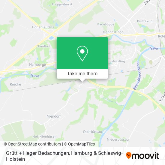 Grütt + Heger Bedachungen map