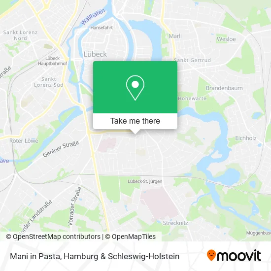 Карта Mani in Pasta