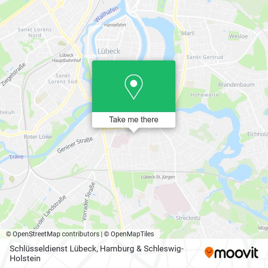 Schlüsseldienst Lübeck map