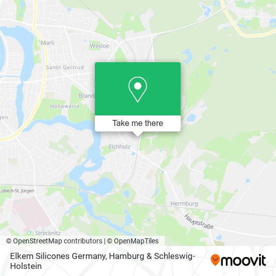 Elkem Silicones Germany map