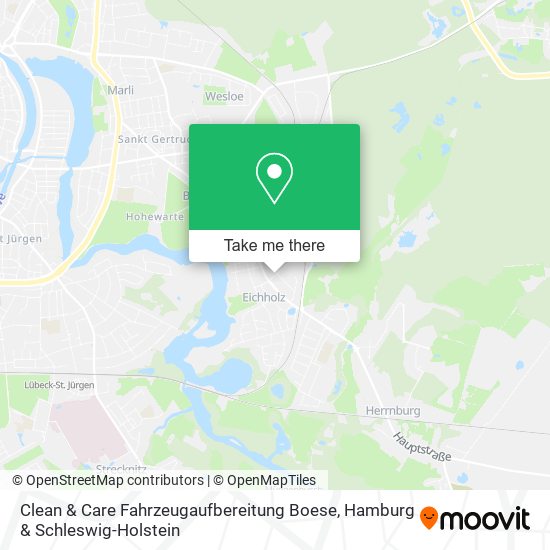 Карта Clean & Care Fahrzeugaufbereitung Boese