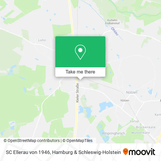 Карта SC Ellerau von 1946