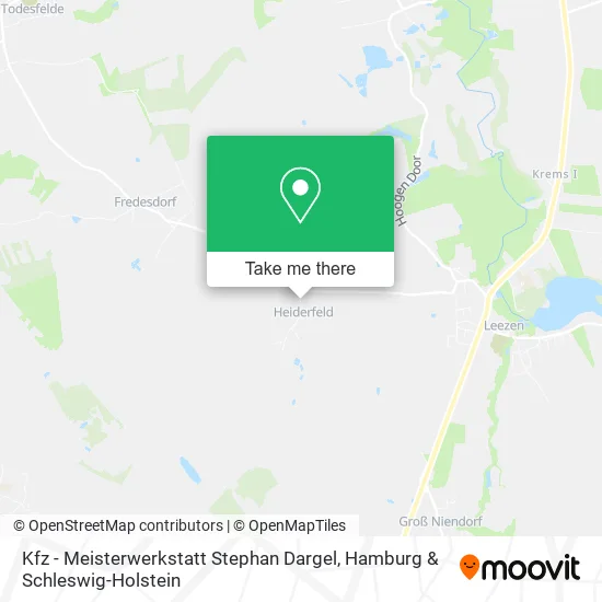 Карта Kfz - Meisterwerkstatt Stephan Dargel