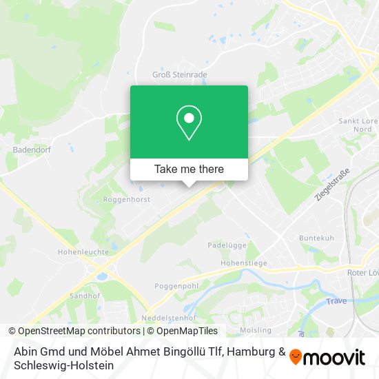 Abin Gmd und Möbel Ahmet Bingöllü Tlf map