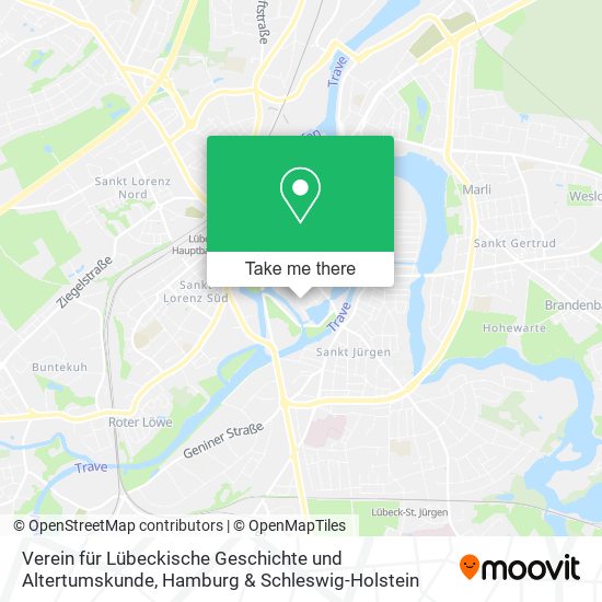 Карта Verein für Lübeckische Geschichte und Altertumskunde