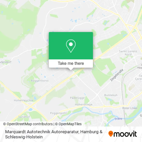 Карта Marquardt Autotechnik Autoreparatur