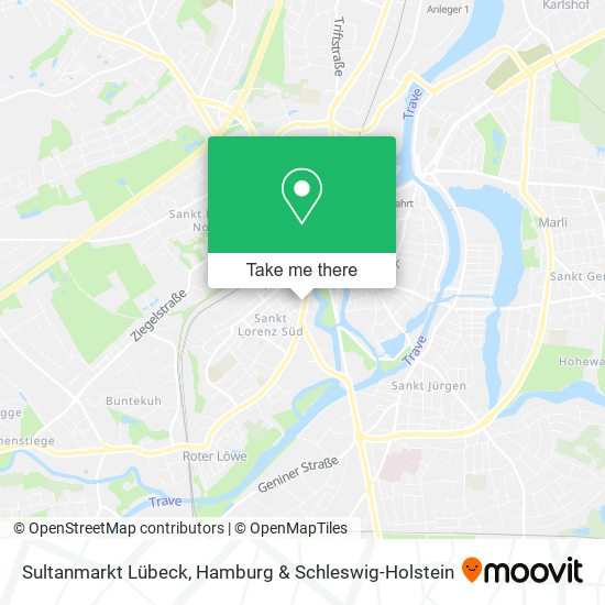 Sultanmarkt Lübeck map