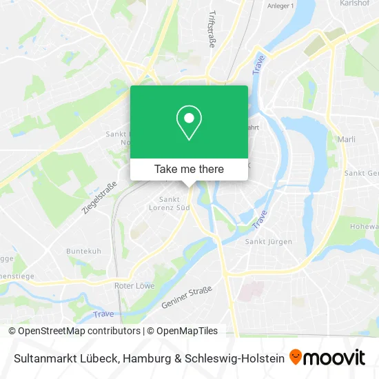 Sultanmarkt Lübeck map