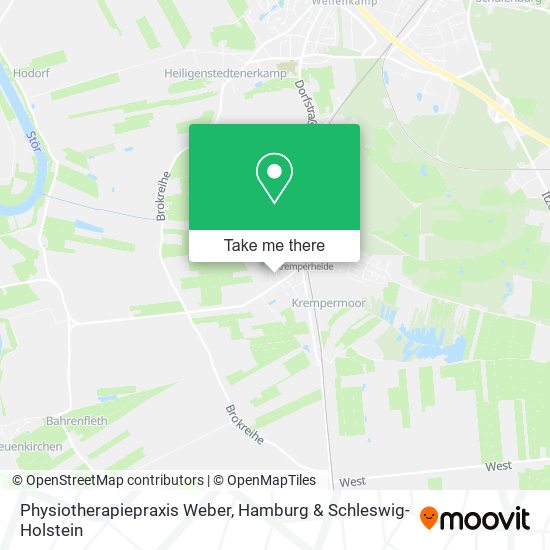Physiotherapiepraxis Weber map