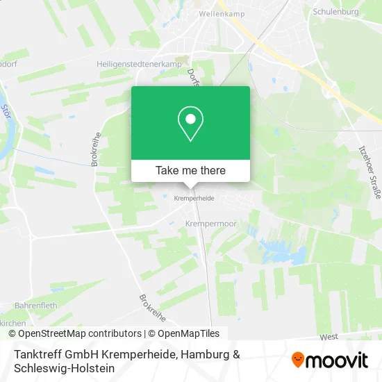 Карта Tanktreff GmbH Kremperheide