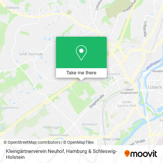 Карта Kleingärtnerverein Neuhof