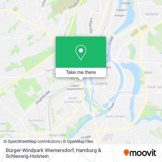 Bürger-Windpark Wiemersdorf map