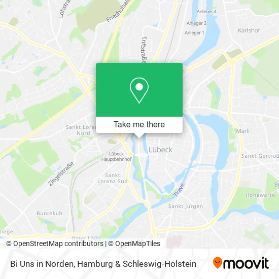 Карта Bi Uns in Norden