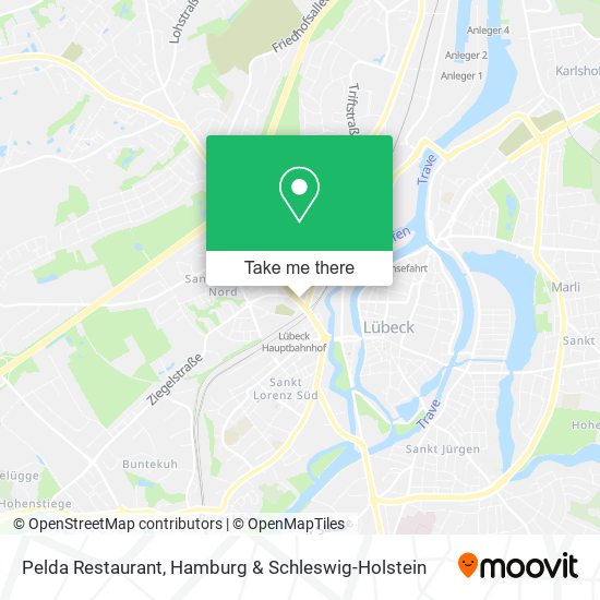 Pelda Restaurant map