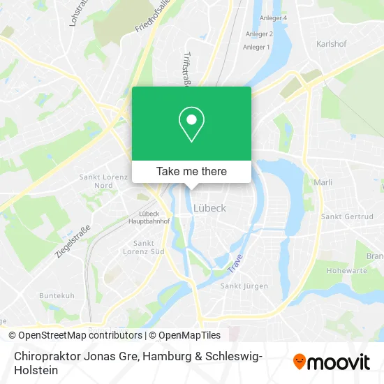 Карта Chiropraktor Jonas Gre