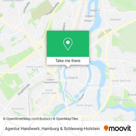 Карта Agentur Handwerk